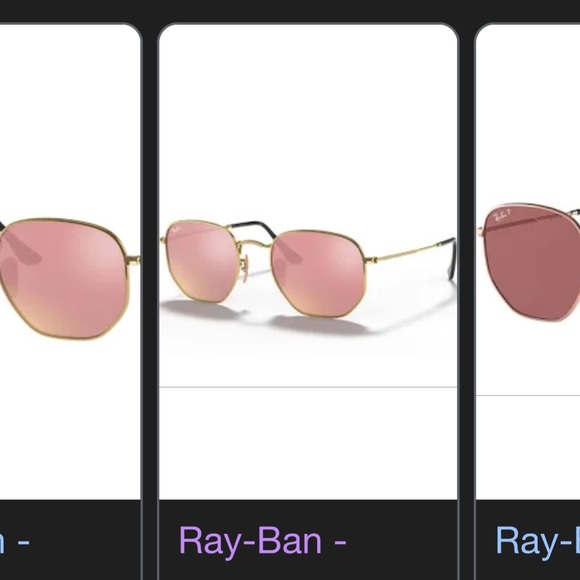 Ray-Ban Accessories - Ray-ban 3548 women sunglasses pink frame